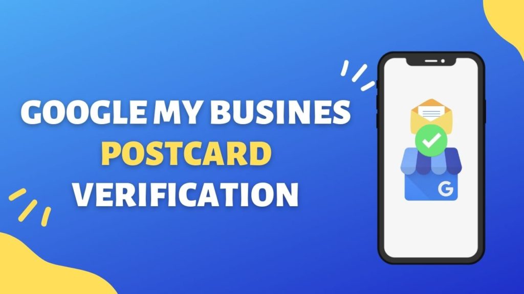 google my business postcard verification