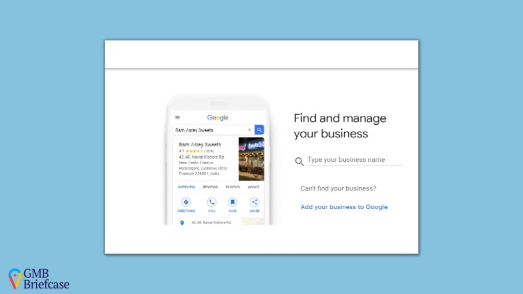 add business details to google my business