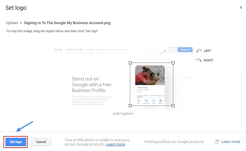 Adding A Logo To Google My Business Account