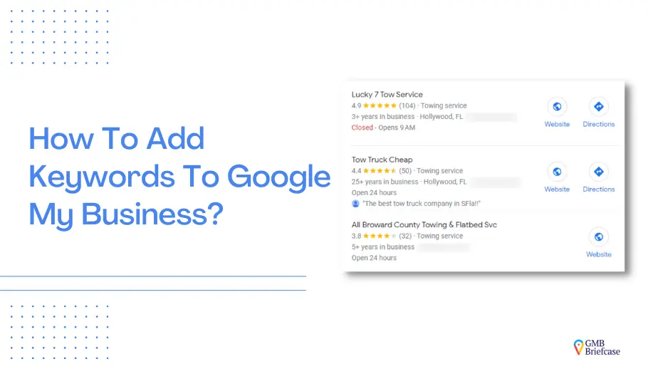 How To Add Keywords To Google My Business