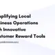 Simplifying Local Business Operations: Visual representation of innovative customer reward tools that streamline loyalty programs for local businesses.