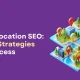 Illustration representing Local SEO for Multiple Locations, showing multiple map pins across city landscapes to highlight strategies for optimizing Google Business Profiles across different areas.