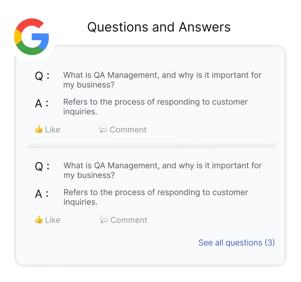 GBP QA Management